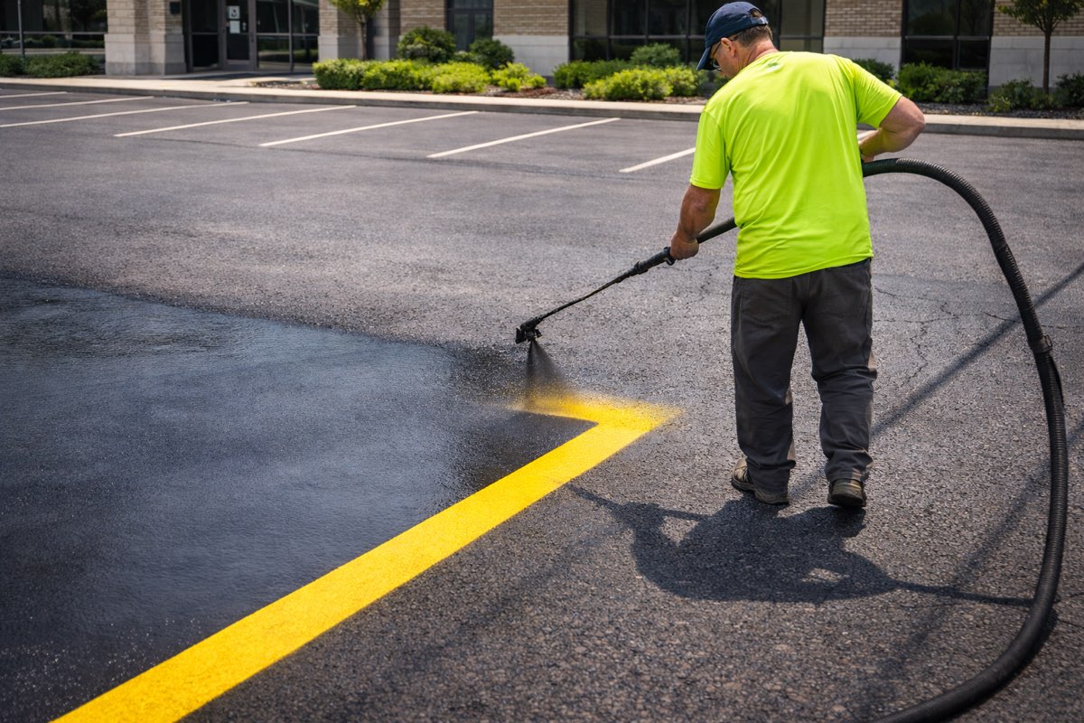 Asphalt Sealcoating